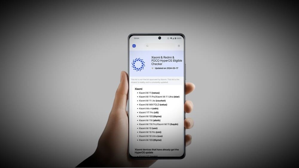 Lista Completa de Smartphones Xiaomi com HyperOS 2.0 1