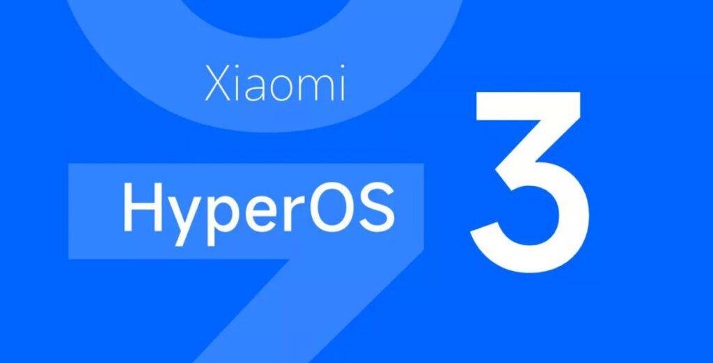imagem com logo oficial do Xiaomi HyperOS 3