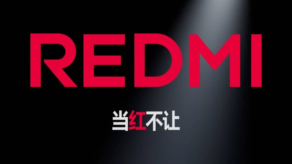 A marca Redmi em destaque, possivelmente como parte da campanha de lançamento do Redmi Note 15 Pro.