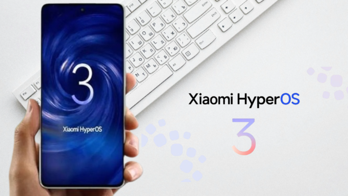 HyperOS 3 Global lista de celulares Xiaomi, Redmi e POCO que recebem primeiro 4 Imagem promocional do HyperOS 3 Global da Xiaomi exibido em um smartphone, destacando a nova interface e melhorias do sistema.
