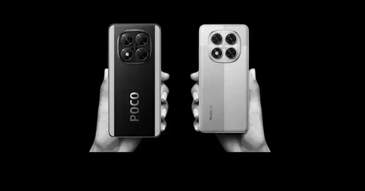 Poco X7 amarelo com câmera quádrupla e tela de atualização do Xiaomi HyperOS 3 versão 0.6.0 MIXM