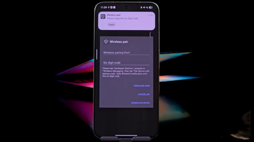 O procedimento utiliza o Shizuku Brevent, um aplicativo que permite executar comandos ADB sem necessidade de computador.