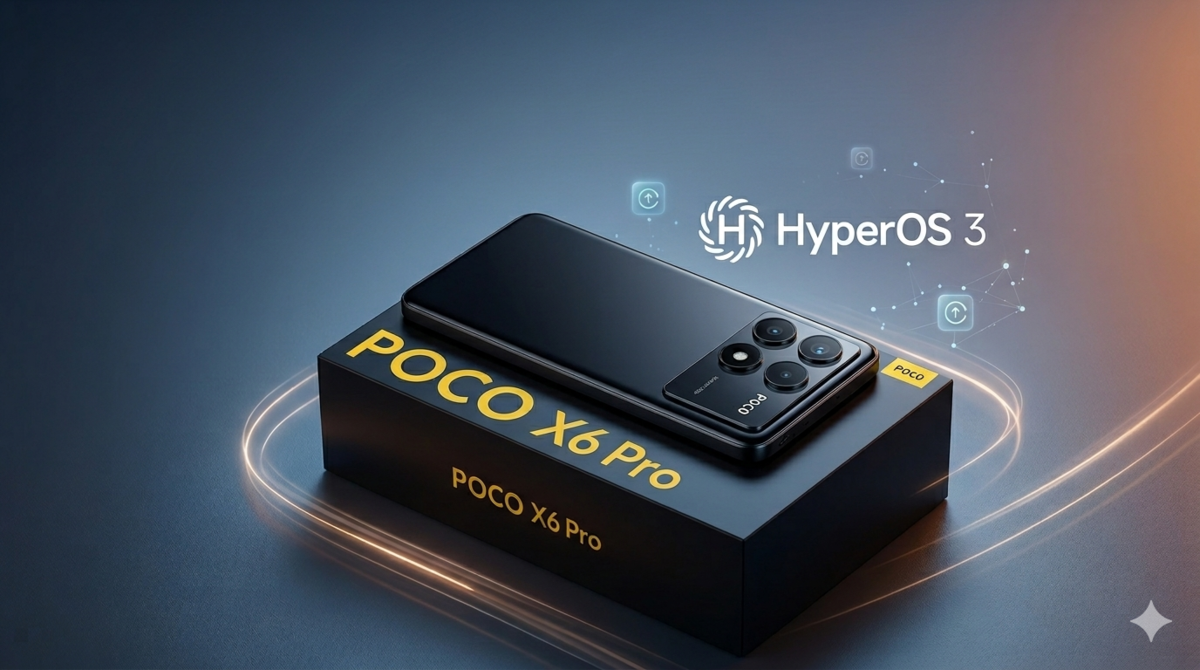 O Poco X6 Pro recebeu o HyperOS 3 em Mi Pilot para Índia e Mi Global. Se você não recebeu ainda, entenda as 3 fases de atualização e o que fazer em cada uma. Guia completo.