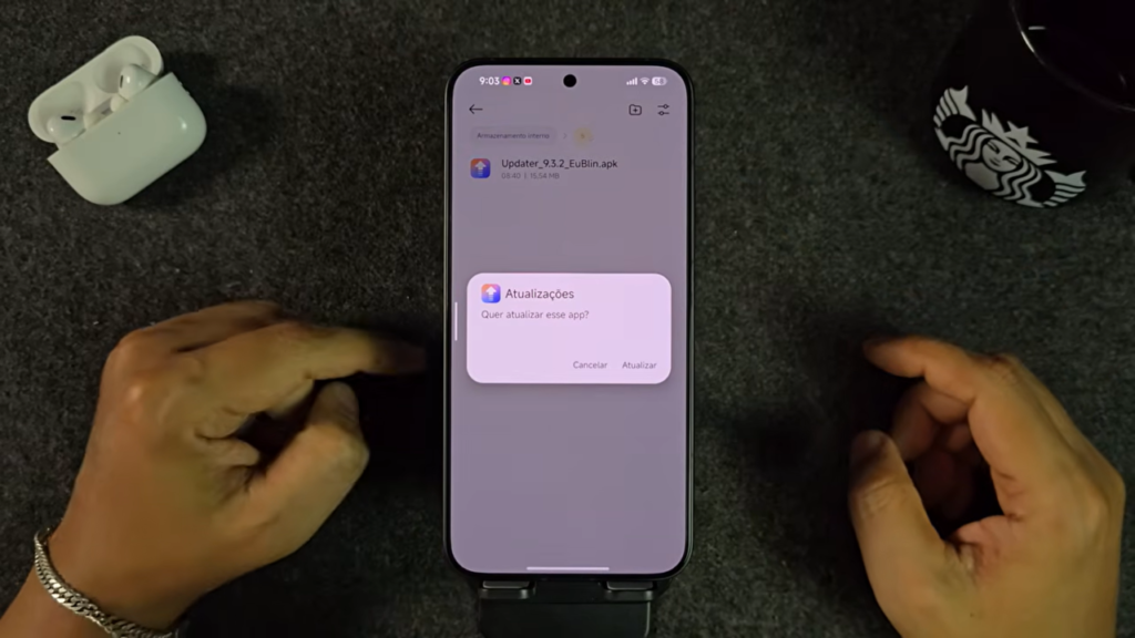 Esta é a atualização com a ressalva mais importante da lista: o novo aplicativo de Atualizações do HyperOS 3.1 é compatível apenas com Android 16, ou seja, funciona somente em dispositivos que já estão no HyperOS 3.