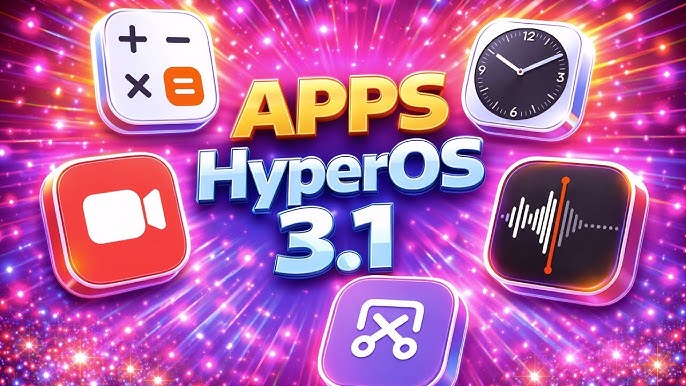  Descubra os novos apps HyperOS 3.1 disponíveis para qualquer Xiaomi: Galeria Editor, Temas, Missound, Captura de Tela e muito mais. Instale agora sem esperar a ROM oficial.