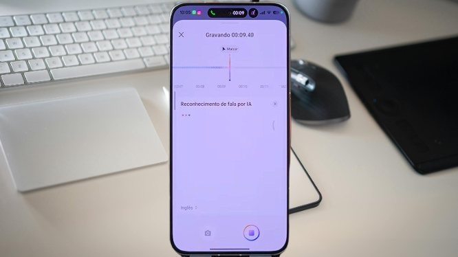 Transcrição automática de chamadas gravadas: o app gera texto a partir do áudio da ligação