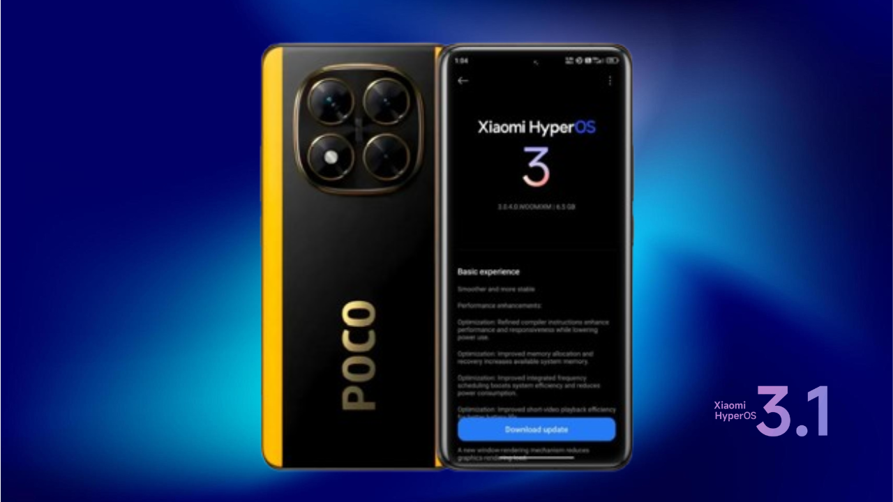 HyperOS 3.1 chegou para o Poco X7 e Redmi Note 14 Pro 5G com patch de maio de 2026 — veja a lista oficial de aparelhos atualizados hoje e o que mudou no sistema.