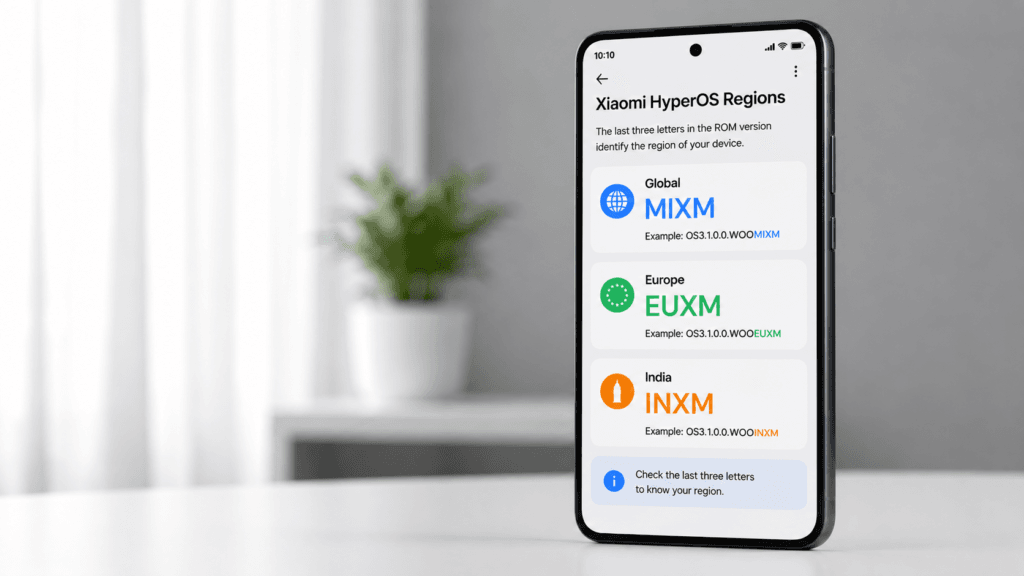POCO X7 recebe pacote 304 e pula direto para julho 3 Sequência de letras que identifica a região do aparelho Xiaomi