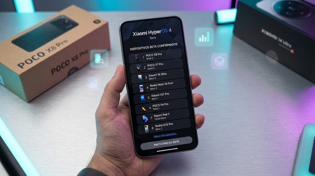 HyperOS 4 já roda em vários Xiaomi antes da hora 3 lista de celulares POCO recebendo HyperOS 4 beta